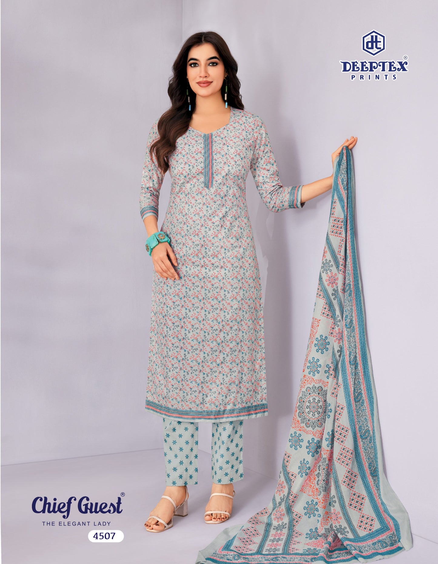 ₹625! Deeptex Cambric Cotton Dress Materials