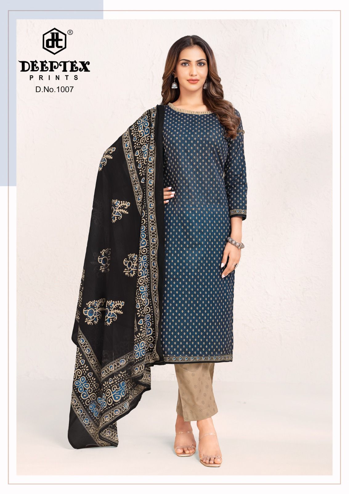 ₹525! Deeptex lawn Cotton Dress Materials