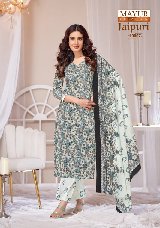 ₹549! Jiafashion jaipuri cotton dress materials