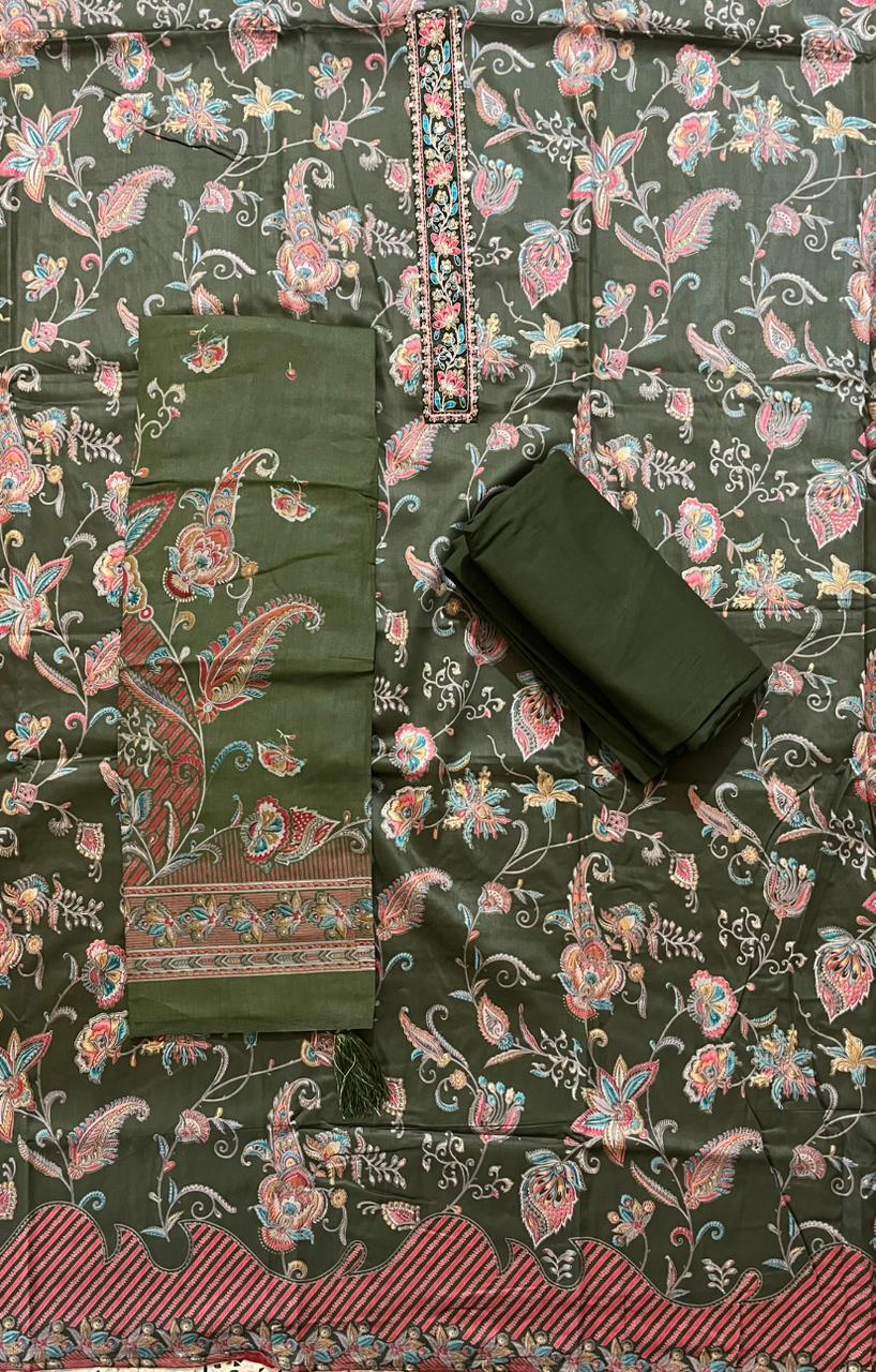 ₹1249! Jiafashion cotton designer dress materials