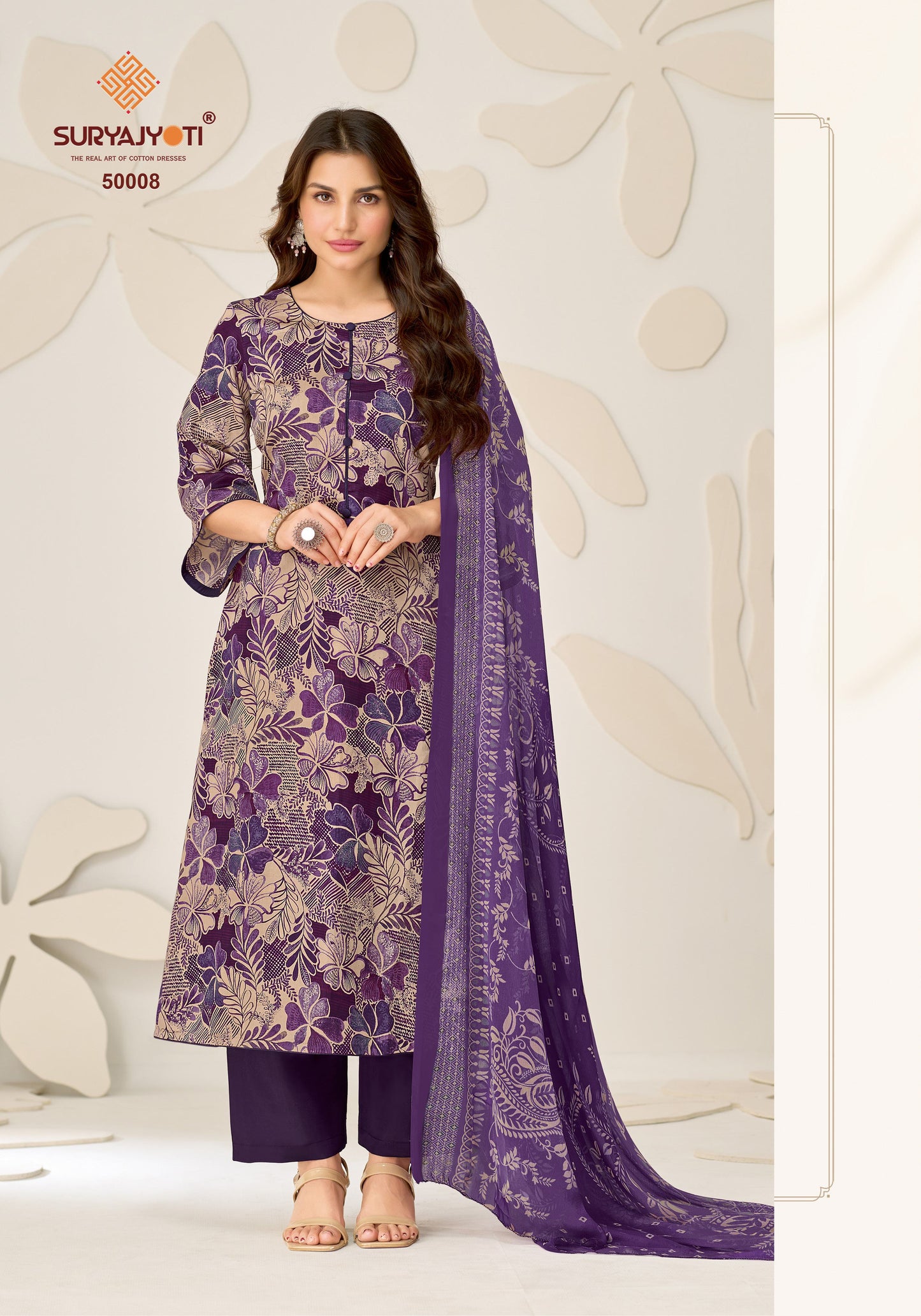 ₹749! Suryajyoti Cotton Designer Printed Suits