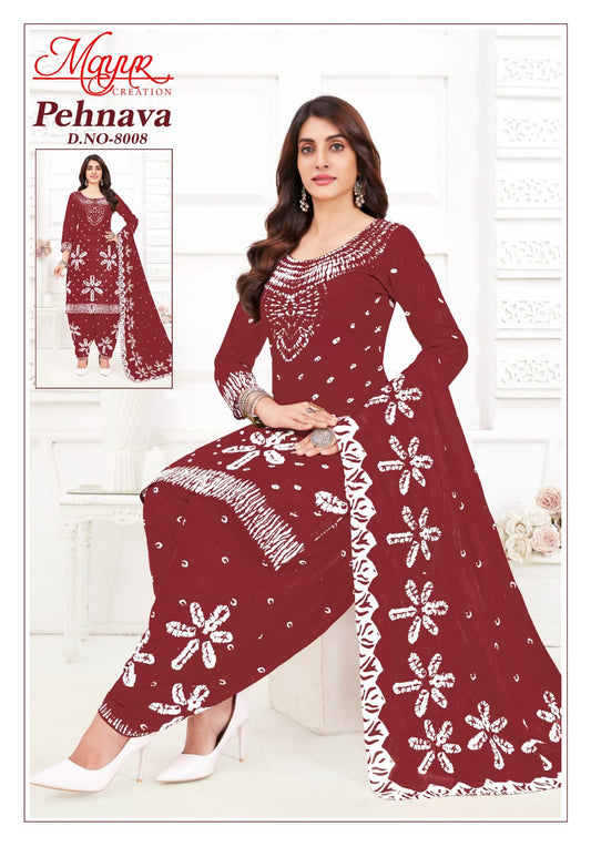 ₹549! Jiafashion bandhani Cotton Dress Materials