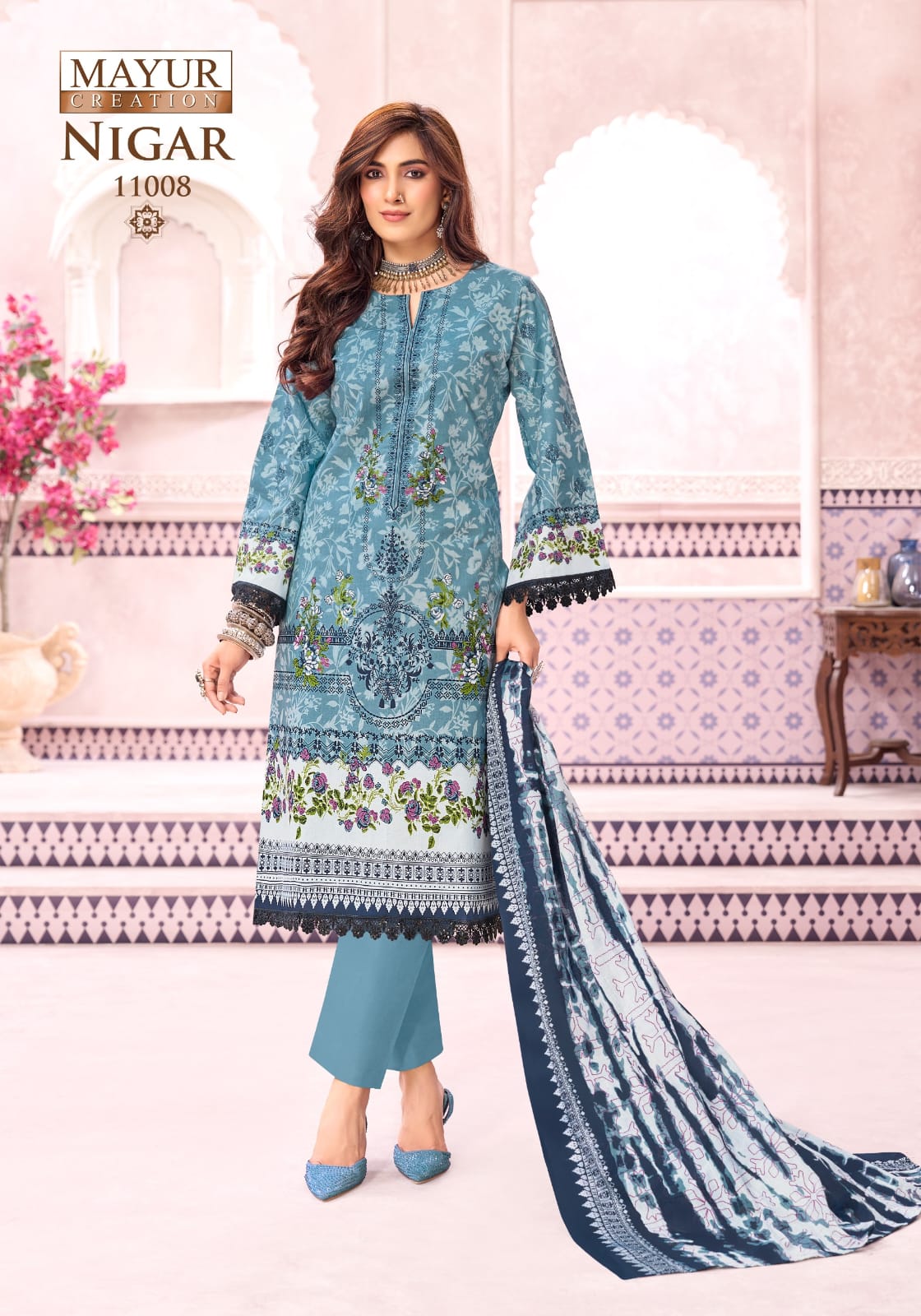 ₹599! Jiafashion Pakistani Cotton Materials