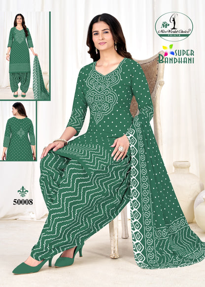 ₹525! Jiafashion Cotton Bandhani Materials