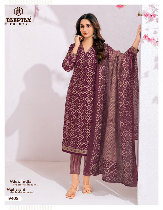 ₹525! Deeptex cotton printed dress materials