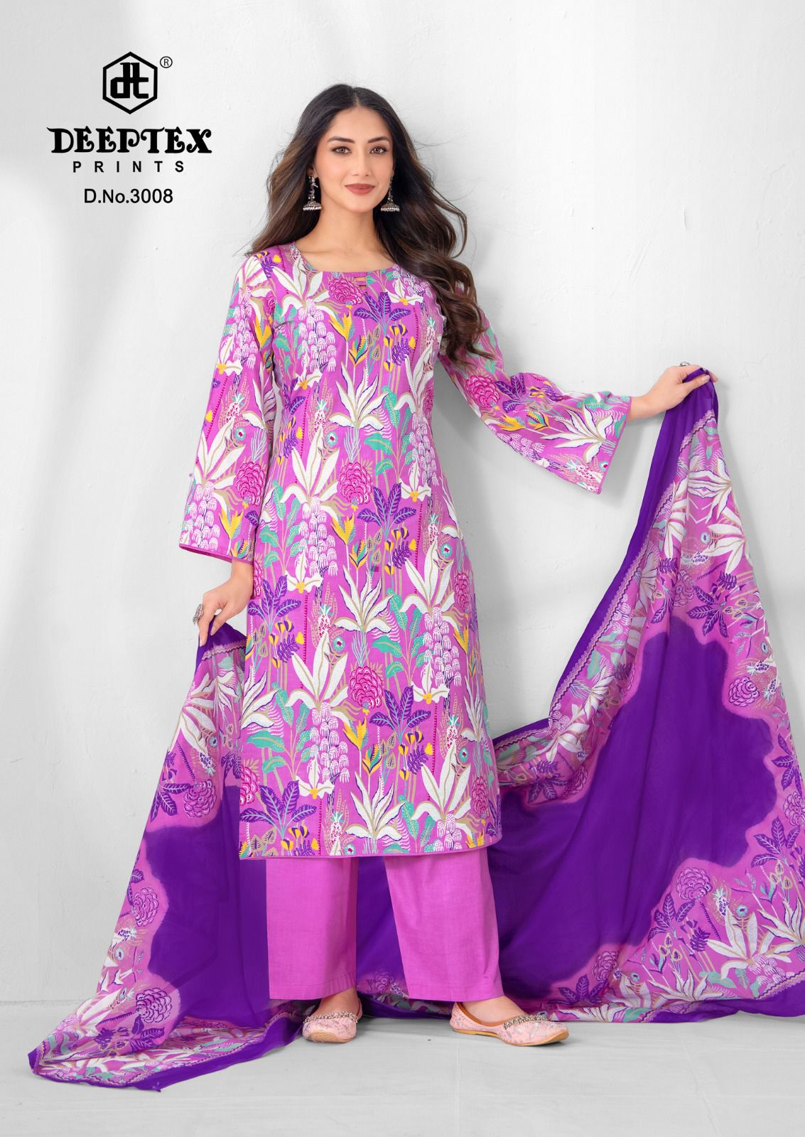 ₹ 599! Deeptex lawn Cotton Dress Materials