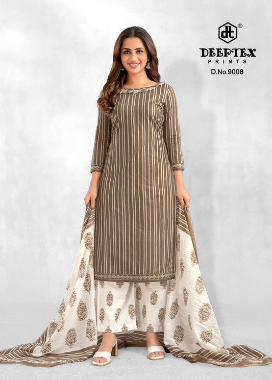 ₹525! Deeptex cotton printed dress material