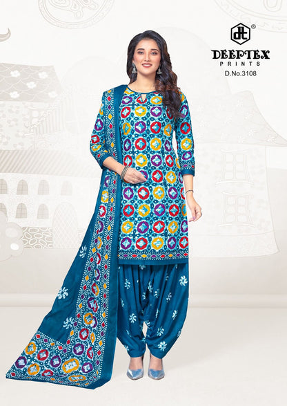 ₹525! Deeptex batik cotton printed dress materials