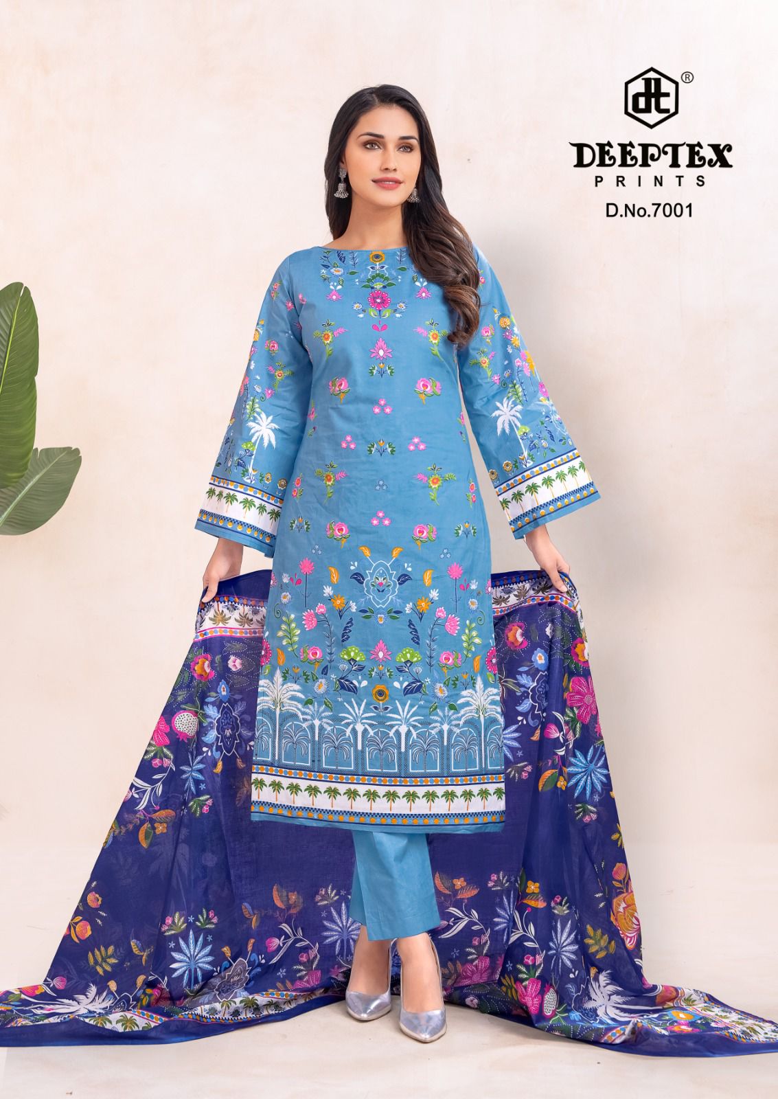 ₹599! Deeptex Karachi Cotton Dress Materials