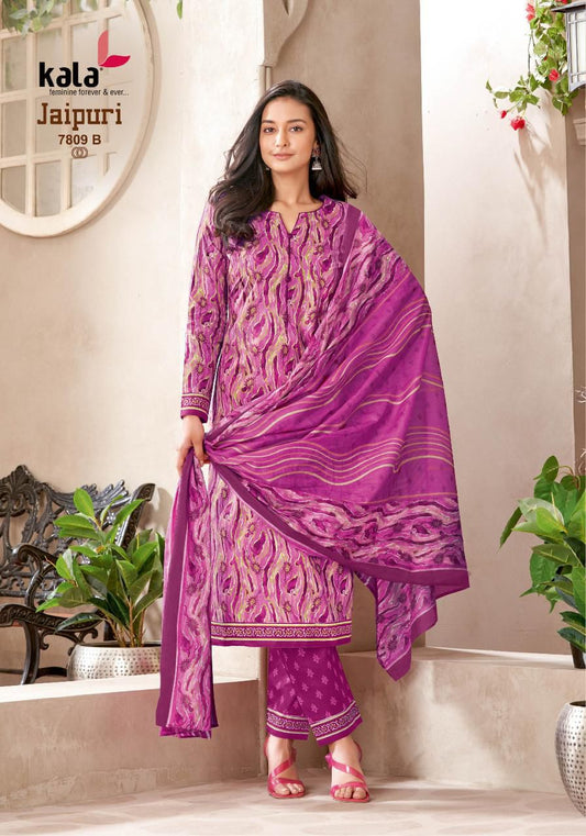 ₹549! Jiafashion jaipuri Cotton Dress Materials