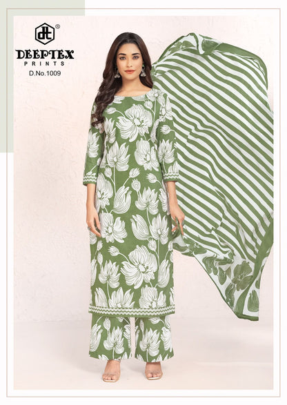 ₹525! Deeptex cotton printed dress material