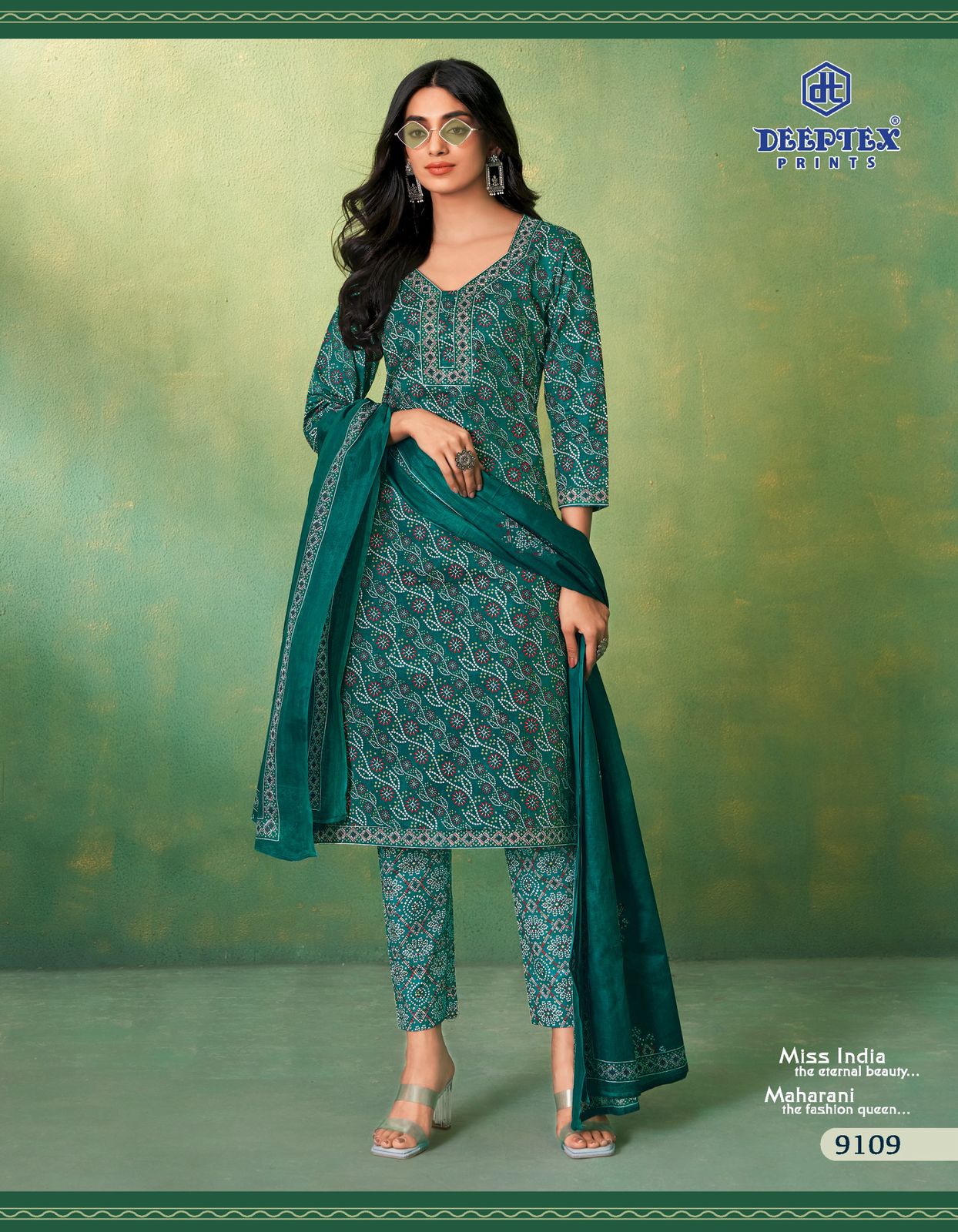 ₹525! Deeptex cotton printed dress material