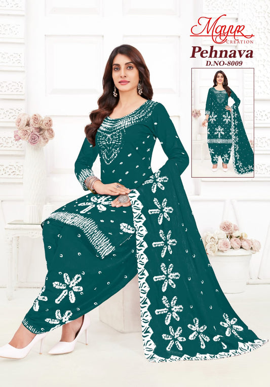 ₹549! Jiafashion bandhani Cotton Dress Materials