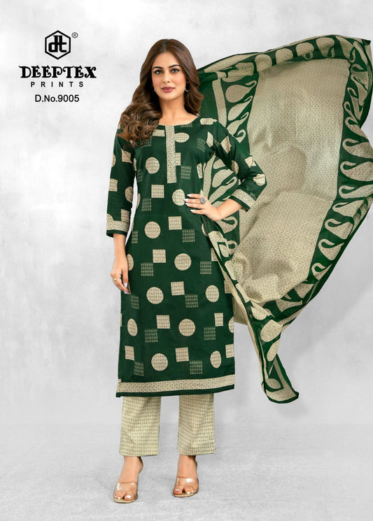 ₹525! Deeptex cotton printed dress material