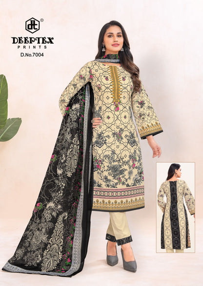 ₹599! Deeptex Karachi Cotton Dress Materials