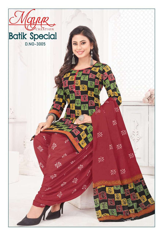 ₹549! Mayur Batik Cotton Printed Suits